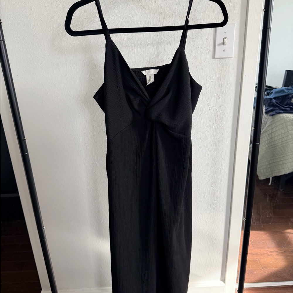 H&M Elegant Black Sun Dress